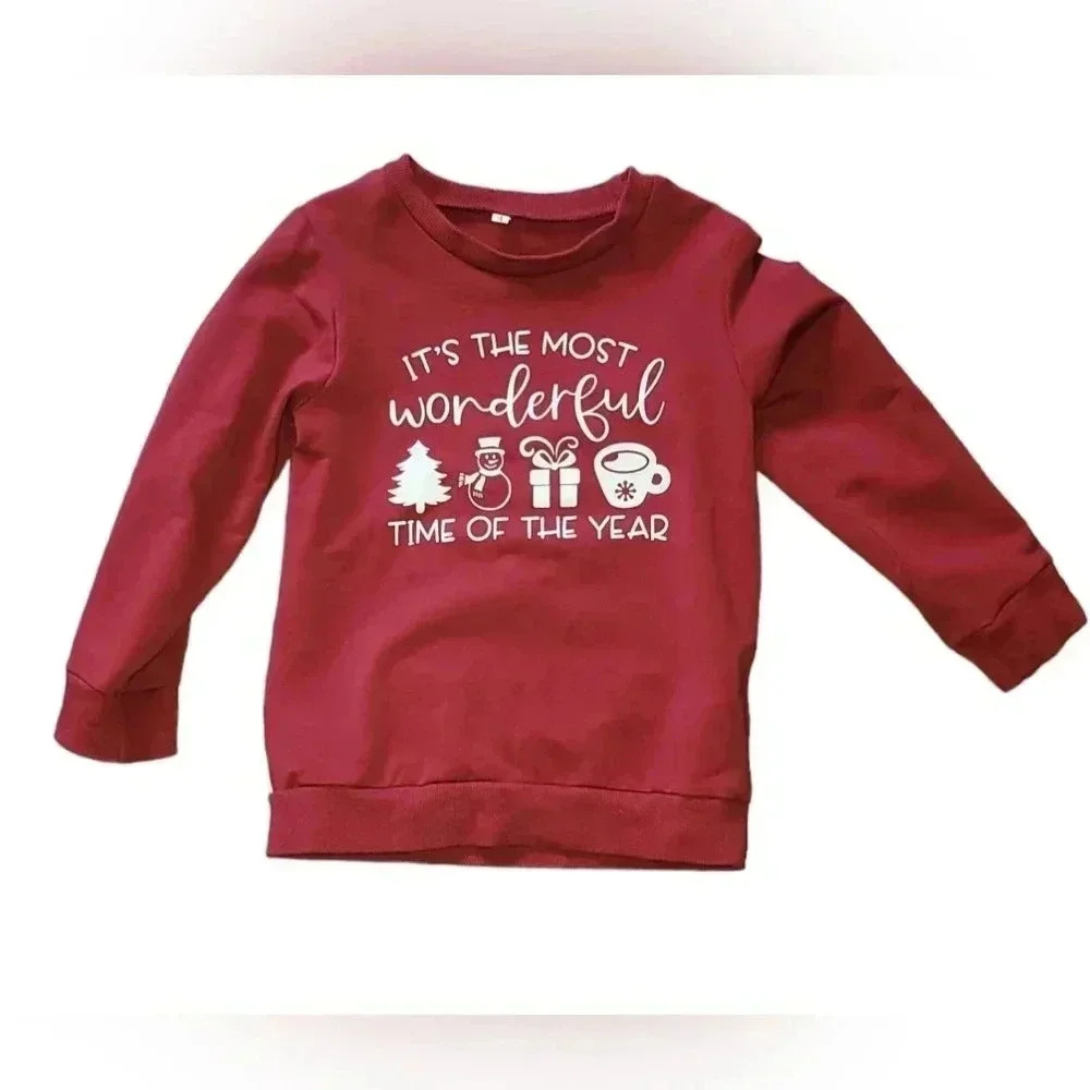 Long Sleeve Wintertime Graphic Kid's Tee